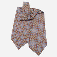 Load image into Gallery viewer, Barberini - Silk Ascot Cravat Tie - Chocolate