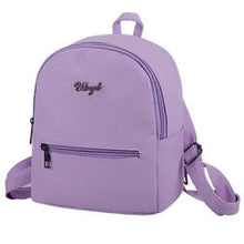 Load image into Gallery viewer, Simple And Stylish Mini Solid Backpack For Women And Girls Cute Travel Bag Trendy Student School Backpacks
