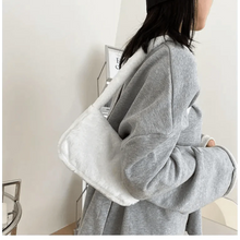 Load image into Gallery viewer, Simple And Stylish Women Soft Plush Winter Furry Shoulder Bags For Ladies And Girls Designer Clutch Handbag For Female