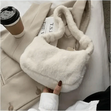 Load image into Gallery viewer, Simple And Stylish Women Soft Plush Winter Furry Shoulder Bags For Ladies And Girls Designer Clutch Handbag For Female
