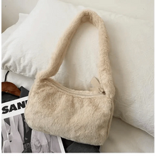 Load image into Gallery viewer, Simple And Stylish Women Soft Plush Winter Furry Shoulder Bags For Ladies And Girls Designer Clutch Handbag For Female
