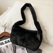 Load image into Gallery viewer, Simple And Stylish Women Soft Plush Winter Furry Shoulder Bags For Ladies And Girls Designer Clutch Handbag For Female