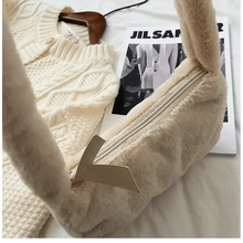 Load image into Gallery viewer, Simple And Stylish Women Soft Plush Winter Furry Shoulder Bags For Ladies And Girls Designer Clutch Handbag For Female