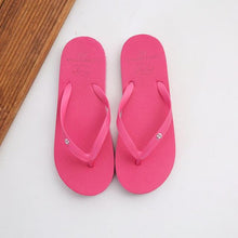 Load image into Gallery viewer, Simple Colors Comfortable Slippers Flip Flop Women Summer Fashion Casual Non-Slip Couple Flip Flops Breathable Beach Flip Flops For Women Summer Beach Slide Sandals