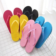 Load image into Gallery viewer, Simple Colors Comfortable Slippers Flip Flop Women Summer Fashion Casual Non-Slip Couple Flip Flops Breathable Beach Flip Flops For Women Summer Beach Slide Sandals