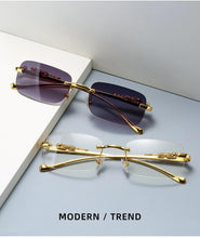 Load image into Gallery viewer, Simple Design Stylish Fashionable Sunglasses Vintage Square Shape Sunglasses For Women & Men New Luxury Design Popular Travel Driving Metal Frame Sun Glasses Anti Blue Light Summer Eyeglasses
