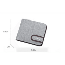 Load image into Gallery viewer, Simple PU Leather Business Men Wallet Fashion Lightweight Card Holder For Men Quality Luxurious Wallet