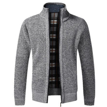 Load image into Gallery viewer, Simple Quality Autumn Winter New Men's Jacket Slim Fit Jacket Slim Fit Thick Sweaters Male Jacket Men Solid Cotton Thick Warm Sweater With Pockets Fashion Warm Cold Weather Classic Jacket