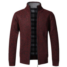Load image into Gallery viewer, Simple Quality Autumn Winter New Men's Jacket Slim Fit Jacket Slim Fit Thick Sweaters Male Jacket Men Solid Cotton Thick Warm Sweater With Pockets Fashion Warm Cold Weather Classic Jacket
