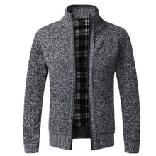 Load image into Gallery viewer, Simple Quality Autumn Winter New Men's Jacket Slim Fit Jacket Slim Fit Thick Sweaters Male Jacket Men Solid Cotton Thick Warm Sweater With Pockets Fashion Warm Cold Weather Classic Jacket