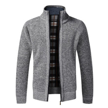 Load image into Gallery viewer, Simple Quality Autumn Winter New Men's Jacket Slim Fit Jacket Slim Fit Thick Sweaters Male Jacket Men Solid Cotton Thick Warm Sweater With Pockets Fashion Warm Cold Weather Classic Jacket