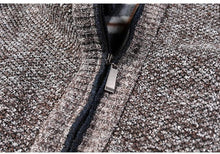 Load image into Gallery viewer, Simple Quality Autumn Winter New Men's Jacket Slim Fit Jacket Slim Fit Thick Sweaters Male Jacket Men Solid Cotton Thick Warm Sweater With Pockets Fashion Warm Cold Weather Classic Jacket