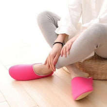 Load image into Gallery viewer, Simple Solid Soft Plush Slippers For Men And Women Winter Warm Indoor Non-slip Slippers Shoes Comfortable Memory Foam Slippers For Women's And Men's Casual House Shoes