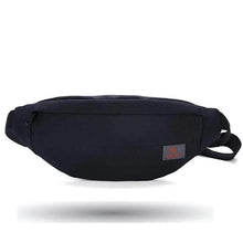 Load image into Gallery viewer, Simple Style Fanny Pack for Running Cycling Workout Men Women Waist Pouch Bag Black Classic Women Belt Bag Pouch For Money Phone Black Bum Hip Bag