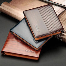 Load image into Gallery viewer, Simple Thin Leather Card Holders Vintage Brown Small Men Business Wallets Classic Design Wallets For Men
