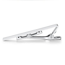 Load image into Gallery viewer, Simple Tie Clip Men Metal Copper Necktie Bar Clip Gold Silver Black 3 Bright Colors Best Gifts For Your Father Lover And Friends Simple Classic Bar Clasp Practical Necktie Accessories Fashion Men Tie Clips Luxury Clothing Jewelry
