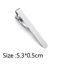 Load image into Gallery viewer, Simple Tie Clip Men Metal Copper Necktie Bar Clip Gold Silver Black 3 Bright Colors Best Gifts For Your Father Lover And Friends Simple Classic Bar Clasp Practical Necktie Accessories Fashion Men Tie Clips Luxury Clothing Jewelry