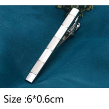 Load image into Gallery viewer, Simple Tie Clip Men Metal Copper Necktie Bar Clip Gold Silver Black 3 Bright Colors Best Gifts For Your Father Lover And Friends Simple Classic Bar Clasp Practical Necktie Accessories Fashion Men Tie Clips Luxury Clothing Jewelry