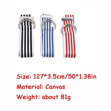 Load image into Gallery viewer, Simple Unisex Waistbands Retro Adjustable One Size Cotton Strap Metal Buckle 116cm Belts For Men