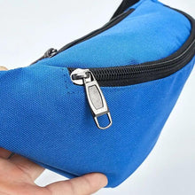 Load image into Gallery viewer, Simple Waterproof Chest Bag Unisex Fanny Pack Ladies Waist Pack Black Retro Style Women's Travel And Outdoor Waist Belt Bag