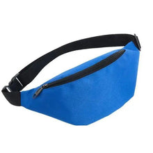Load image into Gallery viewer, Simple Waterproof Chest Bag Unisex Fanny Pack Ladies Waist Pack Black Retro Style Women's Travel And Outdoor Waist Belt Bag