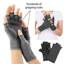 Load image into Gallery viewer, Simple Winter Arthritis Gloves Unisex Classic Anti Arthritis Therapy Gloves Compression Fingerless Gloves