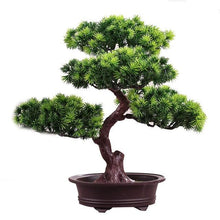 Load image into Gallery viewer, Simulation Lifelike Simple Potted Decor Artificial Bonsai Pine Tree Decorative Bonsai Ornaments Fake Gift Artificial Accessories Fake Flowers Arrangements for Home Decoration