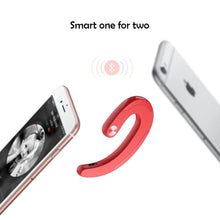 Load image into Gallery viewer, Single Bluetooth Office Headphone Exquisite Painless Wearing Earphone Wireless Noise Cancelling Earbuds Handsfree Bone Conduction Headset Wireless Over Ear Hooks Earbuds Ergonomic Design Headphones with Mic