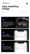 Load image into Gallery viewer, Single Wireless Bluetooth 5.0 Headset Handsfree HIFI Fingerprint Touch Hanging Ear Earphone for iPhone Waterproof Earpiece Ear Wireless Bluetooth Sport Headphones