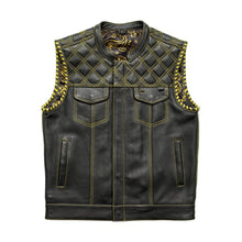Load image into Gallery viewer, Sinister - Men's Motorcycle Leather Vest