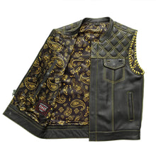 Load image into Gallery viewer, Sinister - Men's Motorcycle Leather Vest