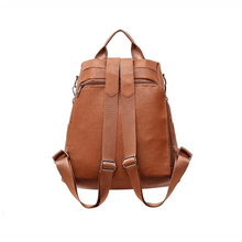 Load image into Gallery viewer, Sizzling Anti-Theft Vintage Style Leather Backpacks for Teenager Girls And Women School Bagpack For Females Travel Bags