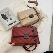 Load image into Gallery viewer, Sizzling Embroidery Thread Small PU Leather Crossbody Bags For Women And Girls Trending Female Shoulder Handbags