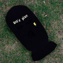 Load image into Gallery viewer, Ski Mask Knitted Face Cover Winter Balaclava Full Face Mask for Outdoor Sports 3 Hole Balaclava Party Mask Limited Embroidery Knit Hat Full Face Cover Balaclava Hats Funny Party Embroidery Beanies Caps Hole Knitted Full Face Cover