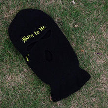 Load image into Gallery viewer, Ski Mask Knitted Face Cover Winter Balaclava Full Face Mask for Outdoor Sports 3 Hole Balaclava Party Mask Limited Embroidery Knit Hat Full Face Cover Balaclava Hats Funny Party Embroidery Beanies Caps Hole Knitted Full Face Cover
