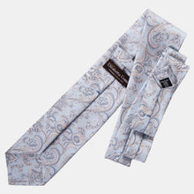 Load image into Gallery viewer, Novara - Printed Silk Tie - Sky Blue