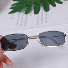 Load image into Gallery viewer, Slender Square Sunglasses Retro Metal Frame Square Sunglasses Small Vintage & Retro Style Sunglasses Shades Of Rectangle Sunglasses For Women Classic Vintage & Metal Square Frame Sun Glasses Eyewear For Men & Women