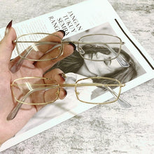 Load image into Gallery viewer, Slender Square Sunglasses Retro Metal Frame Square Sunglasses Small Vintage & Retro Style Sunglasses Shades Of Rectangle Sunglasses For Women Classic Vintage & Metal Square Frame Sun Glasses Eyewear For Men & Women