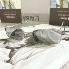 Load image into Gallery viewer, Slender Square Sunglasses Retro Metal Frame Square Sunglasses Small Vintage & Retro Style Sunglasses Shades Of Rectangle Sunglasses For Women Classic Vintage & Metal Square Frame Sun Glasses Eyewear For Men & Women