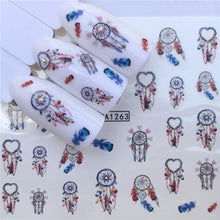 Load image into Gallery viewer, Sliders For Nails Winter Nail Stickers Elk Wolf Animal Sticker Figure Art Transfer Flowers Butterflies Watermark Water Slider Art Nail Stickers Sexy Girl Designs Comics Water Transfer Decals Manicure Lips Nail Art Decorations Slider Nail Art Stickers