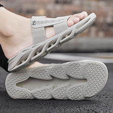 Load image into Gallery viewer, Slippers For Mens Beach Flip Flops White Sandals Flip Flop Sandals With Shock Absorbing Sole Lightweight Non-Slip Sport Cushion Beach Slippers
