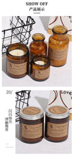 Load image into Gallery viewer, Small Simple Scented Candle Fresh Flowers Scented Candles Soy Candles For Men & Women Long Lasting Spring Candles All-Natural Soy Wax Rustic Home Decor Scented Candles Non-Toxic Ultra Clean Burn Amber Jar Candles Fragrance Candle