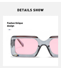 Load image into Gallery viewer, Small Size Rectangle Shape Sunglasses For Women & Men New Retro Style Square Branded Design New Fashionable Hip Hop Sun Glasses For Female