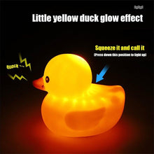 Load image into Gallery viewer, Small Yellow Bike Duck Bicycle Bell Luminous Airscrew Helmet Duck Ducky Bicycle Wind Motor Riding Cycling Lights Horn Rubber Duck Toy Car Ornaments Yellow Duck Car Dashboard Decorations Squeeze Duck Bicycle Horns With Propeller Helmet