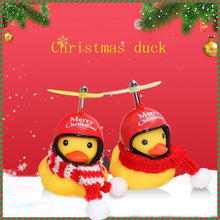 Load image into Gallery viewer, Small Yellow Bike Duck Bicycle Bell Luminous Airscrew Helmet Duck Ducky Bicycle Wind Motor Riding Cycling Lights Horn Rubber Duck Toy Car Ornaments Yellow Duck Car Dashboard Decorations Squeeze Duck Bicycle Horns With Propeller Helmet