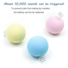 Load image into Gallery viewer, Smart Cat Toys Ball Catnip Cat Training Toy Pet Playing Ball Pet Products Toy for Cats Interactive Chirping Balls Cat Kicker Toys Fun Catnip Toys for Cat Exercise