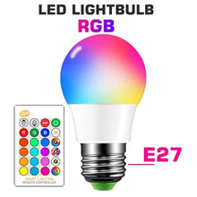 Load image into Gallery viewer, Smart For Home LED Light Bulb E27 E14 GU10 B22 220V 110V Spot Magic Changeable Lamp Lampada+IR Control Decoration RGB White Compatible with Alexa Google Home, RGBCW Smart GU10 Bulb, WiFi Smart LED Spot Light Bulb Indoor Decoration