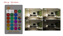 Load image into Gallery viewer, Smart For Home LED Light Bulb E27 E14 GU10 B22 220V 110V Spot Magic Changeable Lamp Lampada+IR Control Decoration RGB White Compatible with Alexa Google Home, RGBCW Smart GU10 Bulb, WiFi Smart LED Spot Light Bulb Indoor Decoration