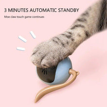 Load image into Gallery viewer, Smart Pet Toy USB Rechargeable Sports Ball Funny Chaser Roller Toy The Best Entertainment Exercise Gift For Smart Cat Toy Electric Jumping Ball Self Rotating Toys Rolling Jumping Ball For Cats