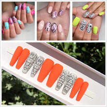 Load image into Gallery viewer, Snakeskin Nail Foils for Nails Transfer Paper Sticker Sexy Sliders Adhesive Paper Wraps Snake Nail Art Decorations Women Nail Decorations Accessories Metal Curve Stripe Lines Design Letter Nail Sticker Adhesive Decoration